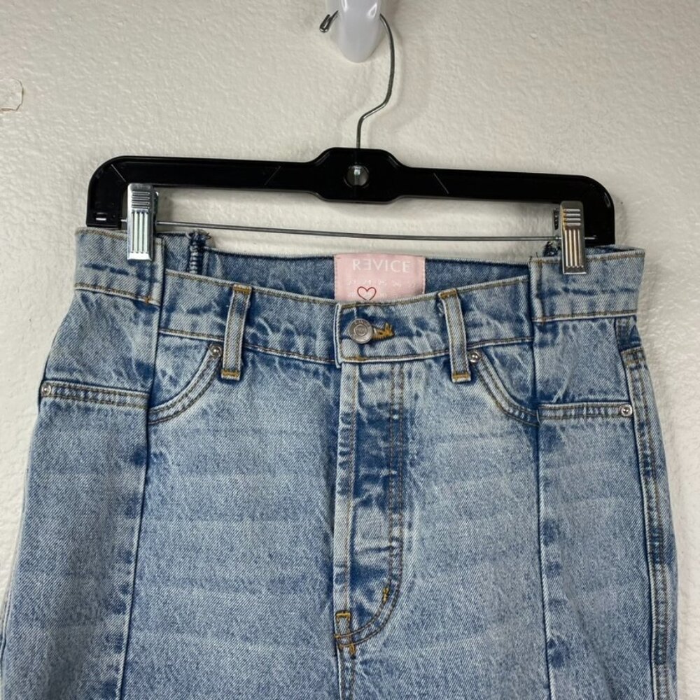 Revice Jeans Women's Blue Gemini Different Views High Waist Straight Leg Size 29 - Picture 7 of 13